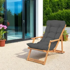 Chilienne grise pliante - grand confort SORA