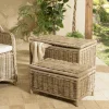 Coffre en rotin et kubu (lot de 2) MANY