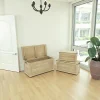 Coffres rectangles (lot de 3) bois massif hévéa HELENA