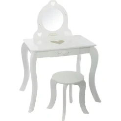 Coiffeuse enfant avec tabouret