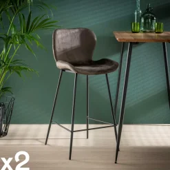 Colonne de rangement bois recyclé teck laque noire BARBADE