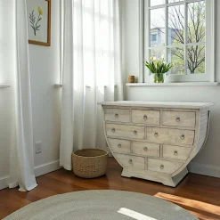 Commode bois massif 10 tiroirs TRADITION