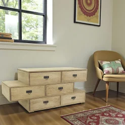 Commode destructurée hévéa 150CM HELENA