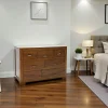 Commode Hévéa 7 tiroirs 110x50x76cm NIAGARA