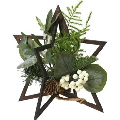 Composition de table étoile et plantes artificielles