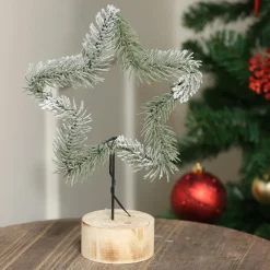 Composition de table étoile et plantes artificielles