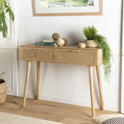 Console cannage 2 tiroirs ALGA
