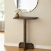 Console d'entrée design en bois brun SITIA