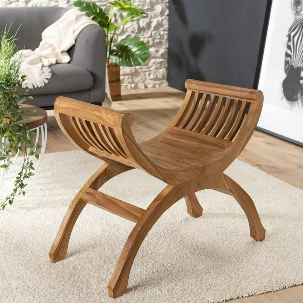 Console industrielle en bois recyclé CALGARY