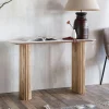 Console marbre et bois MASSA