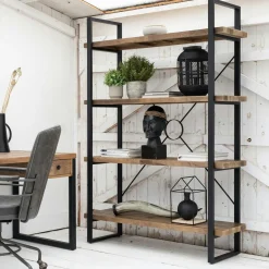 Console marbre et bois MASSA