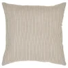 Coussin de canapé beige, motif linéaire BRUGES