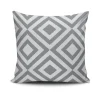 Coussin gris – motifs imbriqués IZMIR