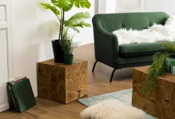 Cube en bois de teck OTTAWA