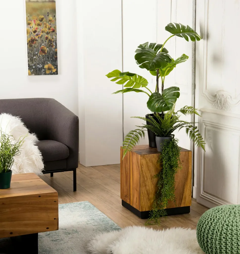 Cube en bois exotique OTTAWA