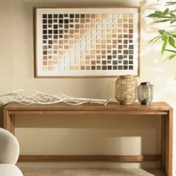 Décoration murale dégradé de mosaïques sur tissu 122 x 82 cm DENVER