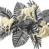 Décoration murale en métal feuillage et singes