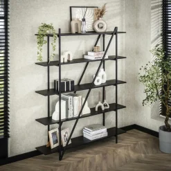Etagère de salon moderne 3 plateaux RALF