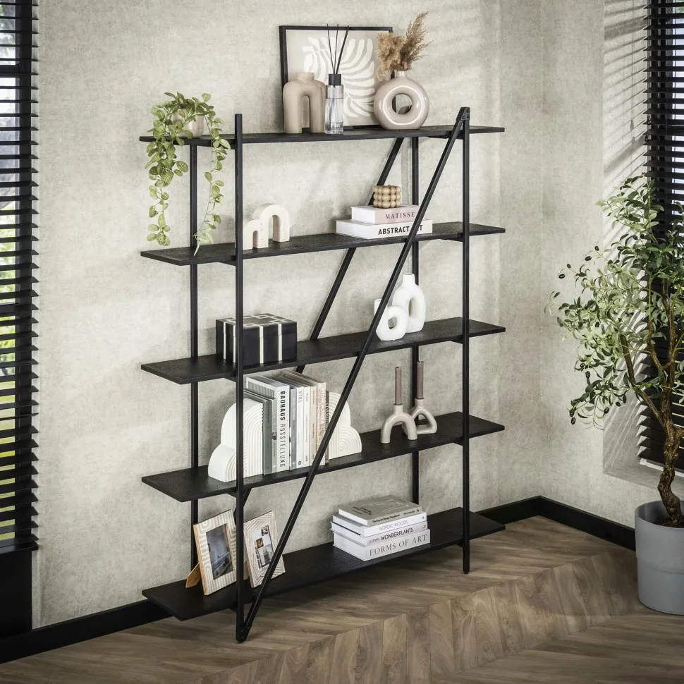 Etagère de salon moderne 3 plateaux RALF
