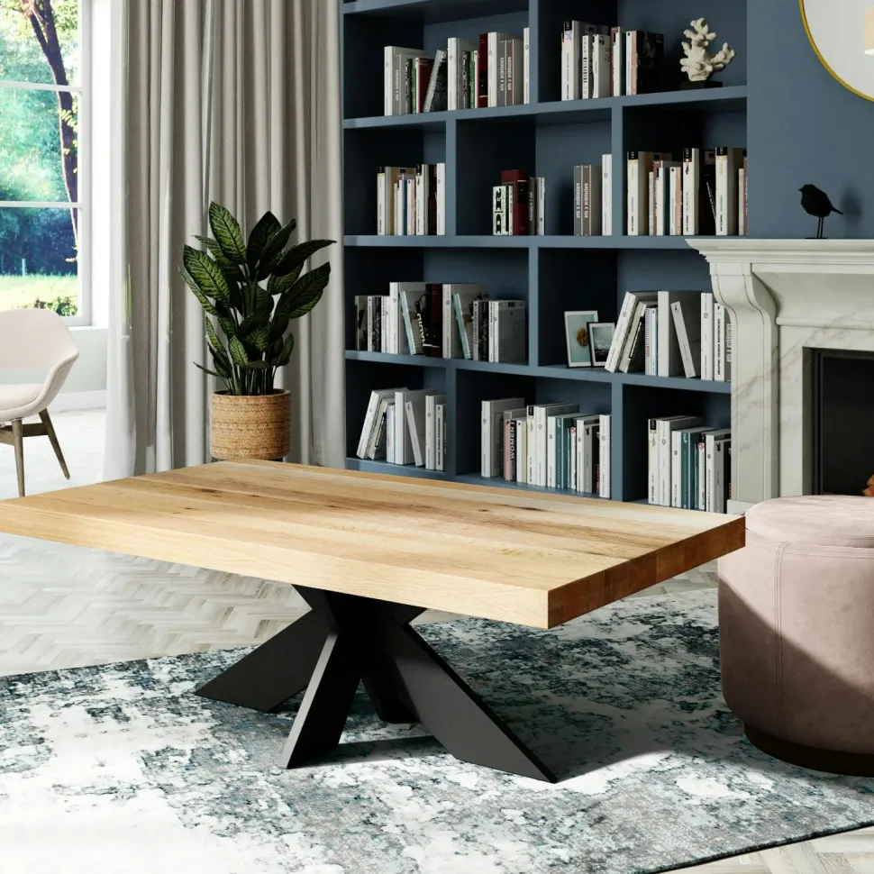 Etagère murale bois massif 3 plateaux (bois blanc) PALERME