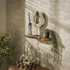 Etagère murale organique en bois d'acacia (lot de 3) MELBOURNE