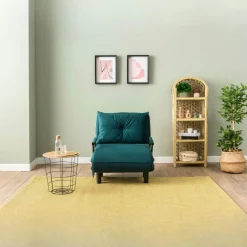 Fauteuil convertible écru inclinaison réglable 175 cm IBARRA