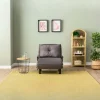 Fauteuil convertible gris inclinaison réglable 175 cm IBARRA