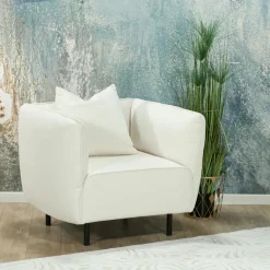 Fauteuil moderne noir TURIN