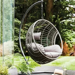 Fauteuil suspendu résine noire SOUTH BEACH