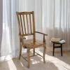 Fauteuil TRADITION galbe en hévéa