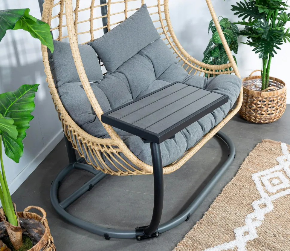 Fauteuil œuf suspendu blanc SOUTH BEACH
