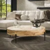 Grande table basse ronde MELBOURNE