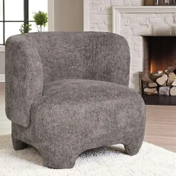 Gros fauteuil design gris BERLIN