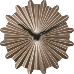 Horloge murale motif soleil