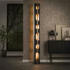 Lampadaire cylindrique ouvert H 71 cm RALF