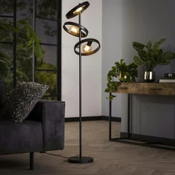 Lampadaire design 3 anneaux RALF