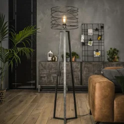 Lampadaire design 3 anneaux RALF