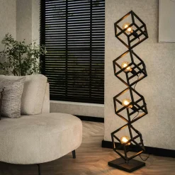Lampadaire design avec cubes en métal RALF