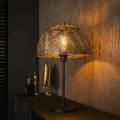 Lampadaire moderne 2 lampes effet maille TRIBECA