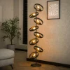 Lampadaire salon 8 anneaux RALF
