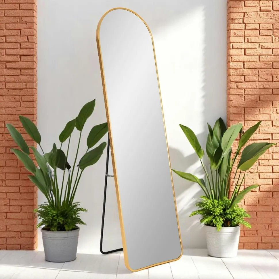 Lampadaire vintage cuivré avec abat-jour orientable SILE