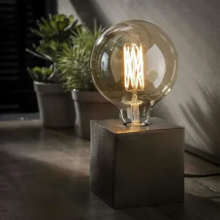 Lampe à poser industrielle forme globe RALF