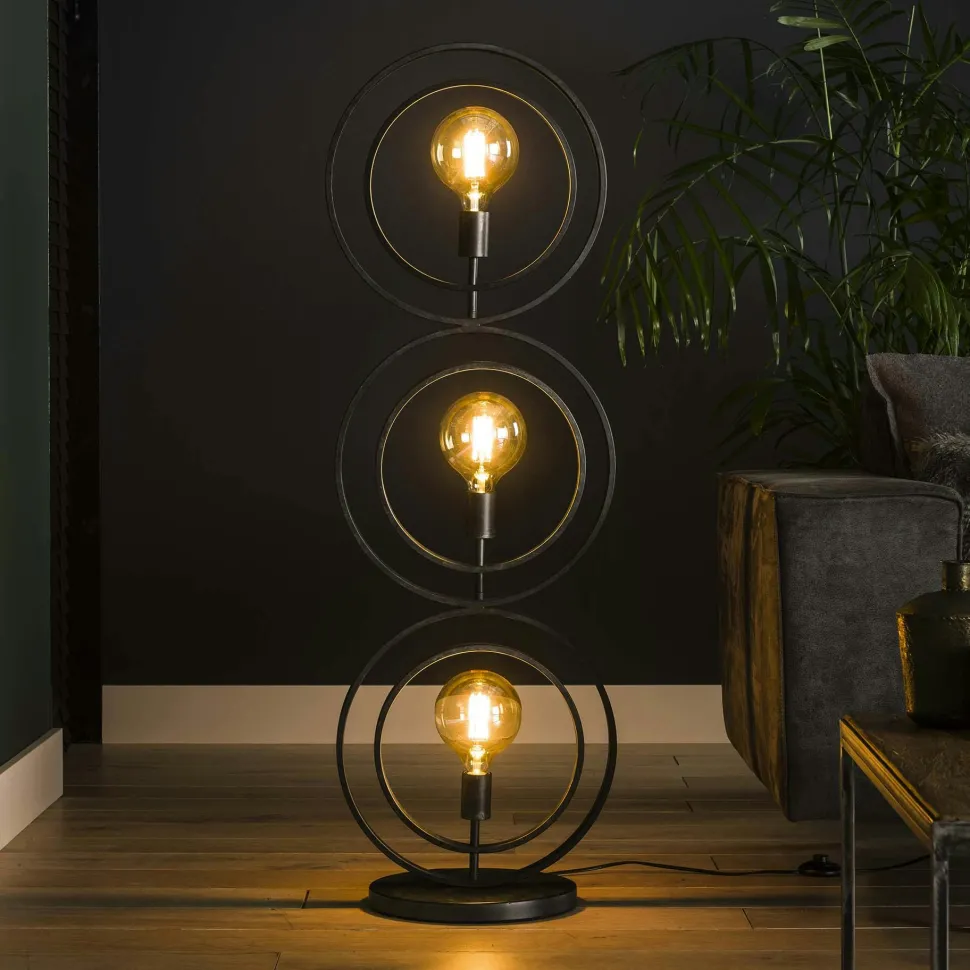 Lampe à poser industrielle forme pyramide RALF