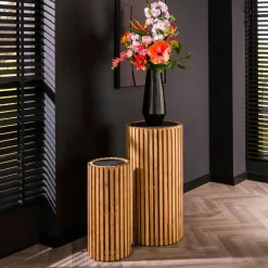 Lampe de salon avec abat-jour effet maille TRIBECA