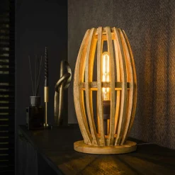 Lampe de salon avec abat-jour effet maille TRIBECA