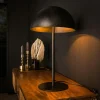 Lampe vintage avec abat-jour métal couleur charbon RALF