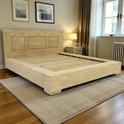 Lit hévéa couchage 160cm OLGA