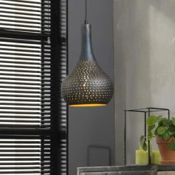 Luminaire vintage 6 lampes globes en verre RALF