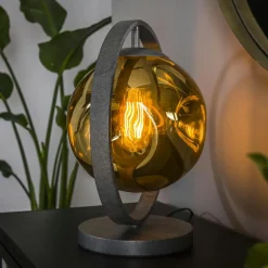 Luminaire vintage 6 lampes globes en verre RALF