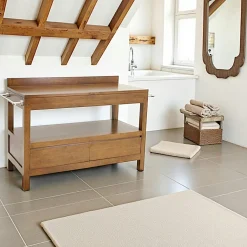 Meuble bas 2T salle de bain 120cm OLGA